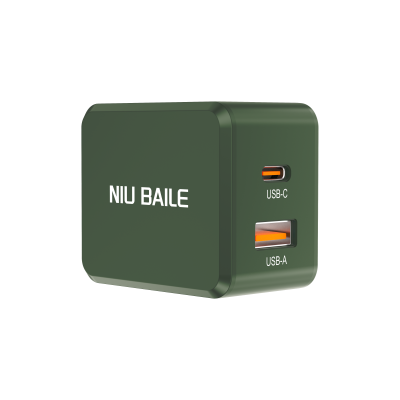  NIUBAILE Niu baile PD45W Enchufe plegable de carga rápida de alta potencia de doble puerto de nitruro de galio